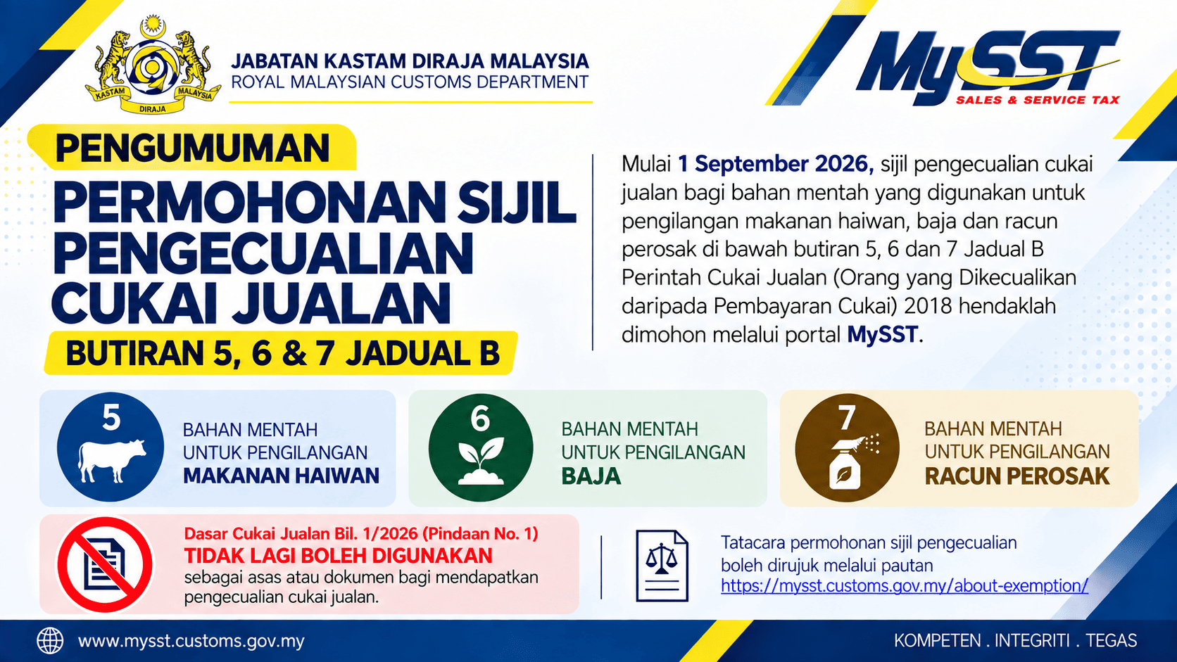announcement Jadual B (1)